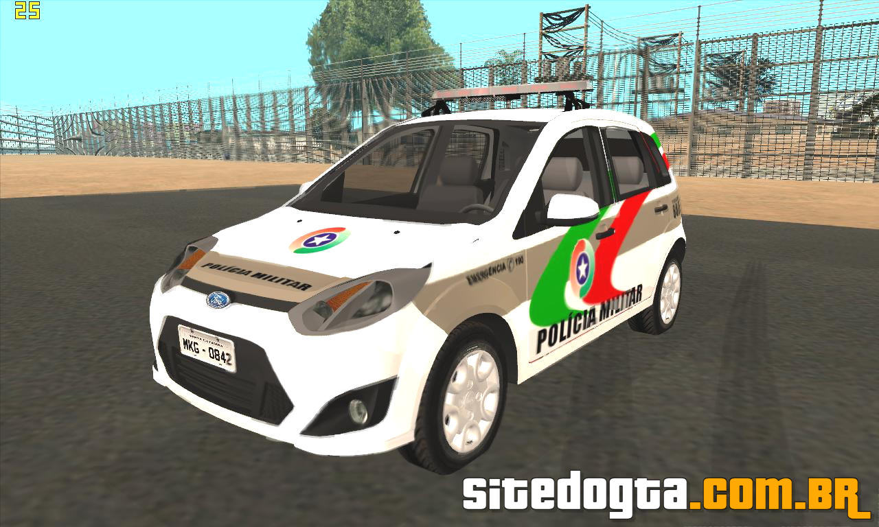  Ford  Fiesta  Rocam 2012 da PMSC para GTA San Andreas Site 